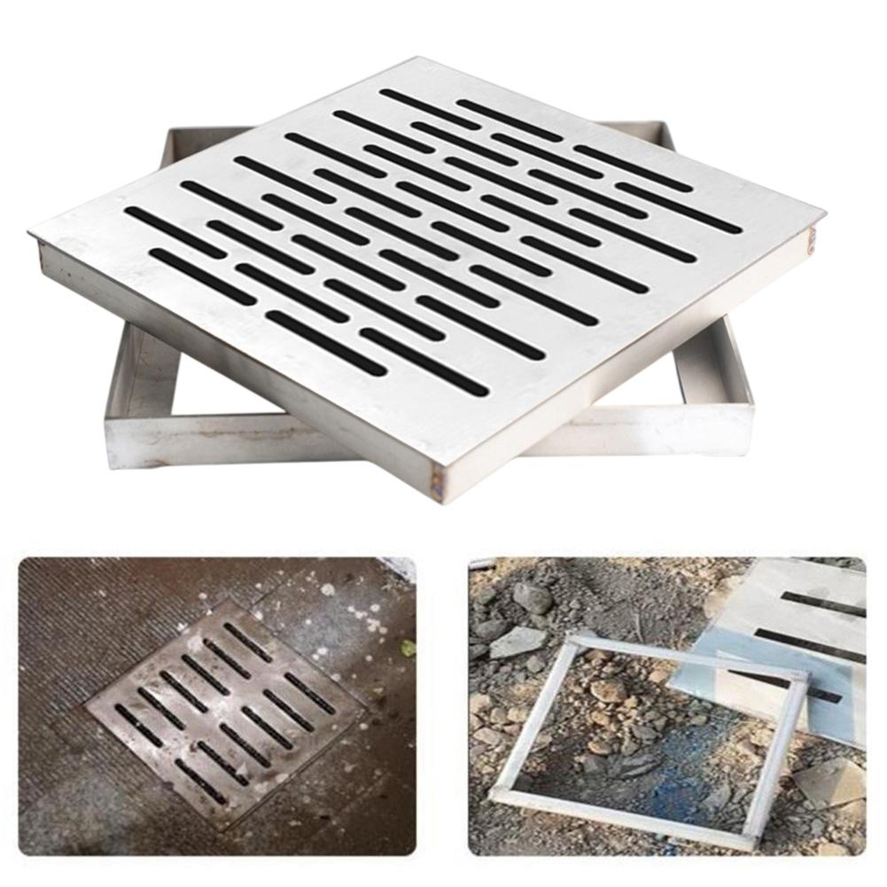 Multi-Hole Drain Cover Stainless Steel Drain Cover Wet Area Stability Efficient Drainage Solution Heavy-Duty Construction