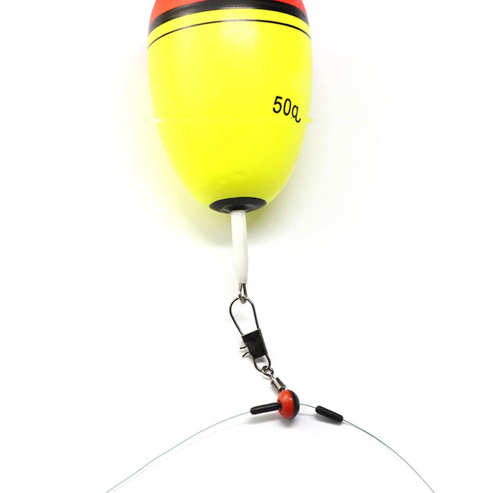 Hladký povrch Noční svítící rybářský splávek + 5 ks světelných tyčinek Vztlak 6g-100g Pěnové EVA Svítící splávky pro kaprové ryby Nářadí Pesca