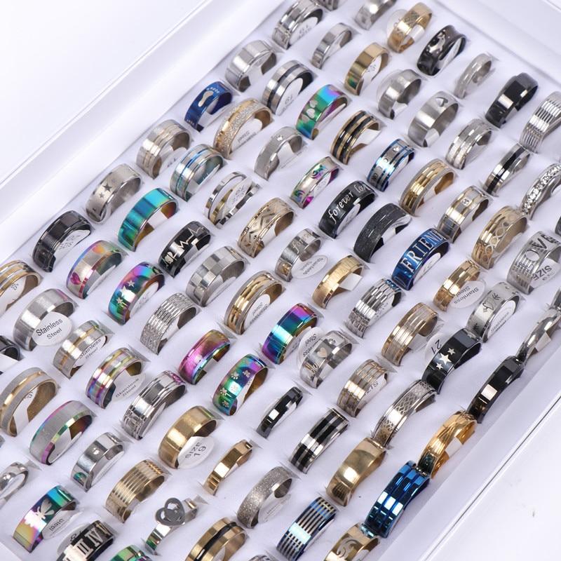 

20 шт. / Лот Модный хип-хоп винтажный панк-стиль персонализированное творческое кольцо