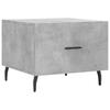  Coffee Tables, 2 Pcs, Concrete Grey, 50x50x40 Cm