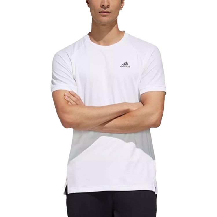 Adidas X Club Collaboration Heat.Rdy Comfortable Versatile Fashion Short Sleeve T-Shirt Men Tops White FK1420