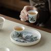 Changqi White Porcelain Travel Tea Set