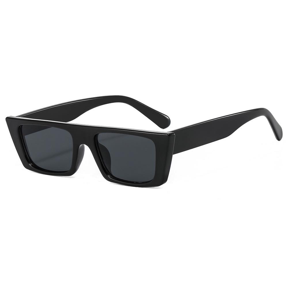2022 Trendy Korean Style Women s Small Square Sunglasses for Selfies Sun Protection Metal hinge