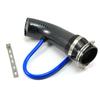 Tubo Universale 3 pollici 76mm per Presa d'Aria Condotti d'Aria Fredda Tubi Kit Sistema di Aspirazione Aria Fredda per Auto in Alluminio Tubo di Induzione Turbo