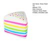 Simulated Cake Squeeze Toy Anxiety Relief Slow Rising Rainbow Cake Stress Toy Portable Fake Food Decompression