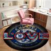 Chelsea F.C Print Round Rug, Washable Floor Carpet, For Entryway Dorm Laundry Room Office Study, Home Decor Birthday Christmas Gift