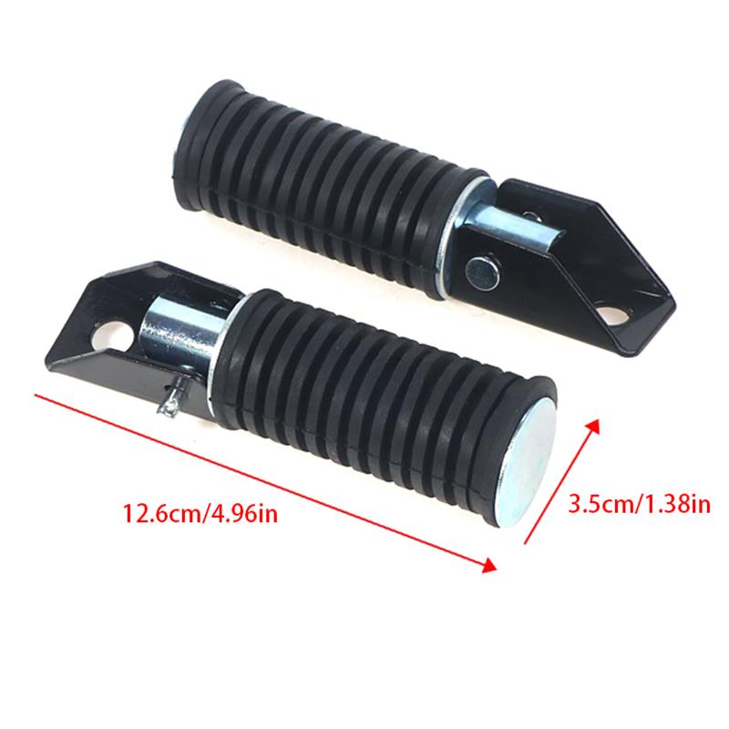 1Pair Motorcycle Foot Pegs Universal Motorcycle Footpeg Bracket For Gs125 Footrest Pedals Accessories Part For Most Motorcycle