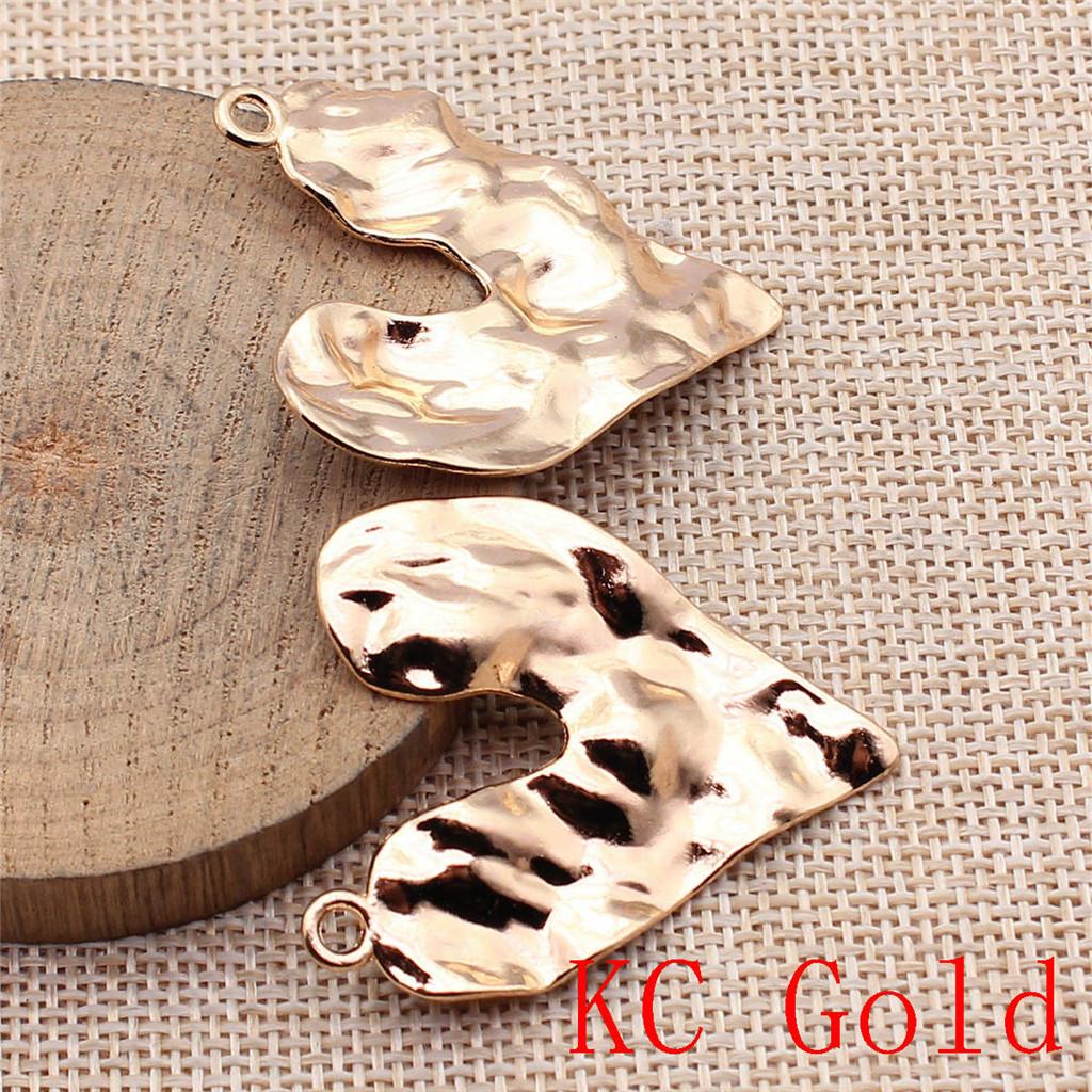 Big Heart Shaped Charms Pendant For Bracelet Necklace Jewelry Making Craft Findings