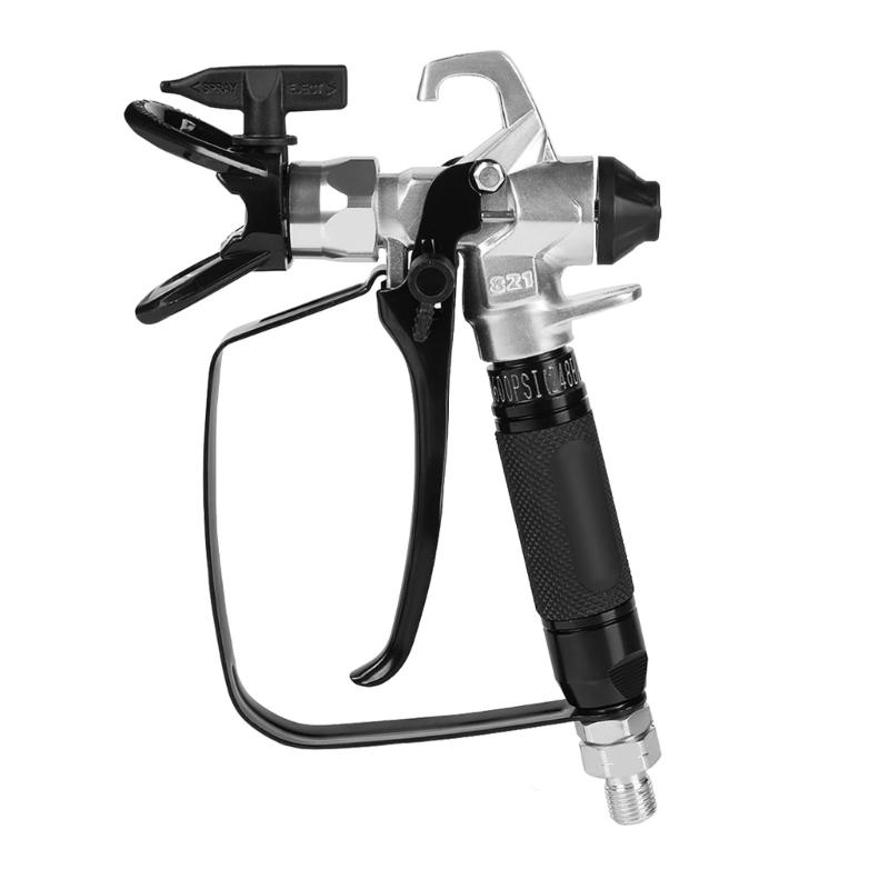 

Heavy Duty Efficient Airless Paint Sprayer Guns High Pressure with Joint Safety Lock And Antislip Rubber Handle China Mainland