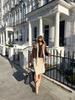 2025 Autumn/Winter Retro Polka Dot Skirt for Women: Irregular European & American Fashion Style