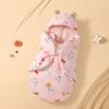 Baby Cotton Swaddle SleepSack Infant Anti-Kick Blanket Newborn Wrap Breathable All