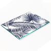 Decorative Glass Kitchen Chopping Board Palm Leaves 80x52 Cm