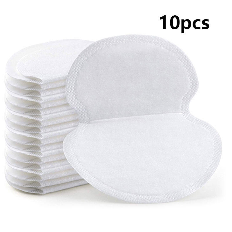10pcs Unisex Summer Sweat Pads Deodorants Underarm Anti Perspiration Sweat Pads Disposable Armpit Absorb Useful Shield Pads
