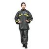 Men's Waterproof Reflective Raincoat & Pants Set, Thickened Ox Tendon, Lightweight & Breathable for Motorcycle Riding & Hiking
