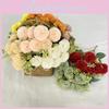 Silk Fabric 7branch Fulu Carnation Artificial Flower Bundle For Party Decoration And Photography Props