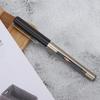 12Pcs Rollerball Pen ABS Plastic Shell Straight Liquid 0.5mm Needle Type Office Stationery(Needle