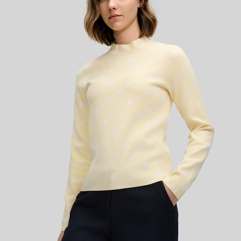 Fila Fashionable Comfortable Round Neck Knit Sweater Women Tops Spectrum-Green F11W514405FGN