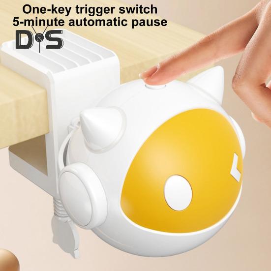 An der Tür hängendes, flauschiges Katzenballspielzeug, elektronischer, selbstspielender Haustierball, automatisch anhebender Fellball, Schnurspielzeug, interaktives Katzenspielzeug für Hauskatzen