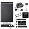 DIY Leatherworking Kits Eyelet Hand Tool DIY Holsters Kits Screws Rubber Washers Thermoform Sheets