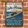 Custom Paddleboard Lake Crazy Metal Sign Outdoor Home Decor