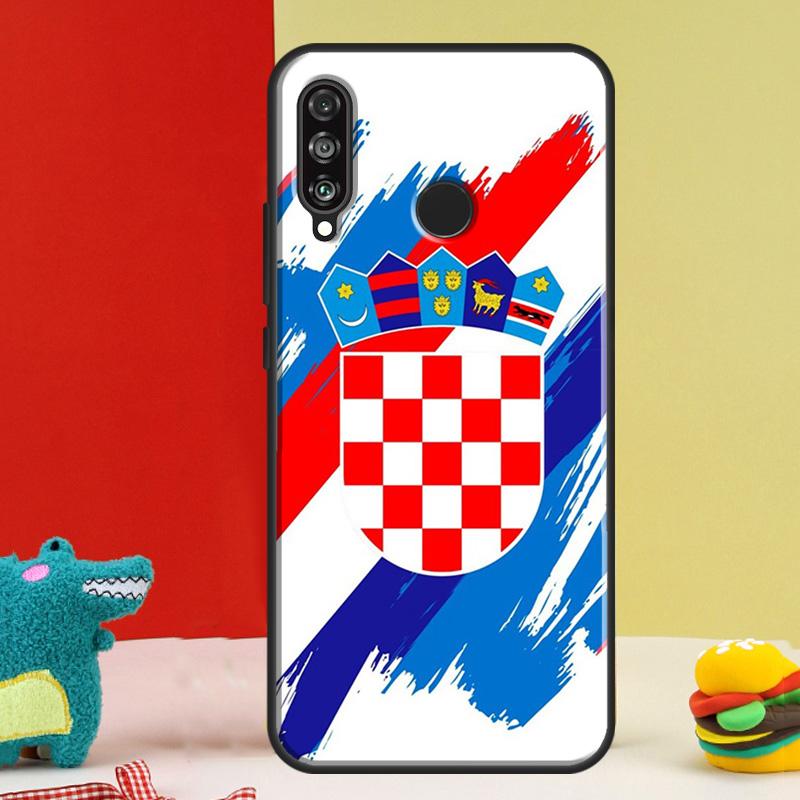 Croatia flag For Huawei Nova 9 10 SE 12i 12s 11i 5T Y91 Y90 Y60 Y70 Y72 Y61 P60 Pro P20 P30 P40 Lite Case