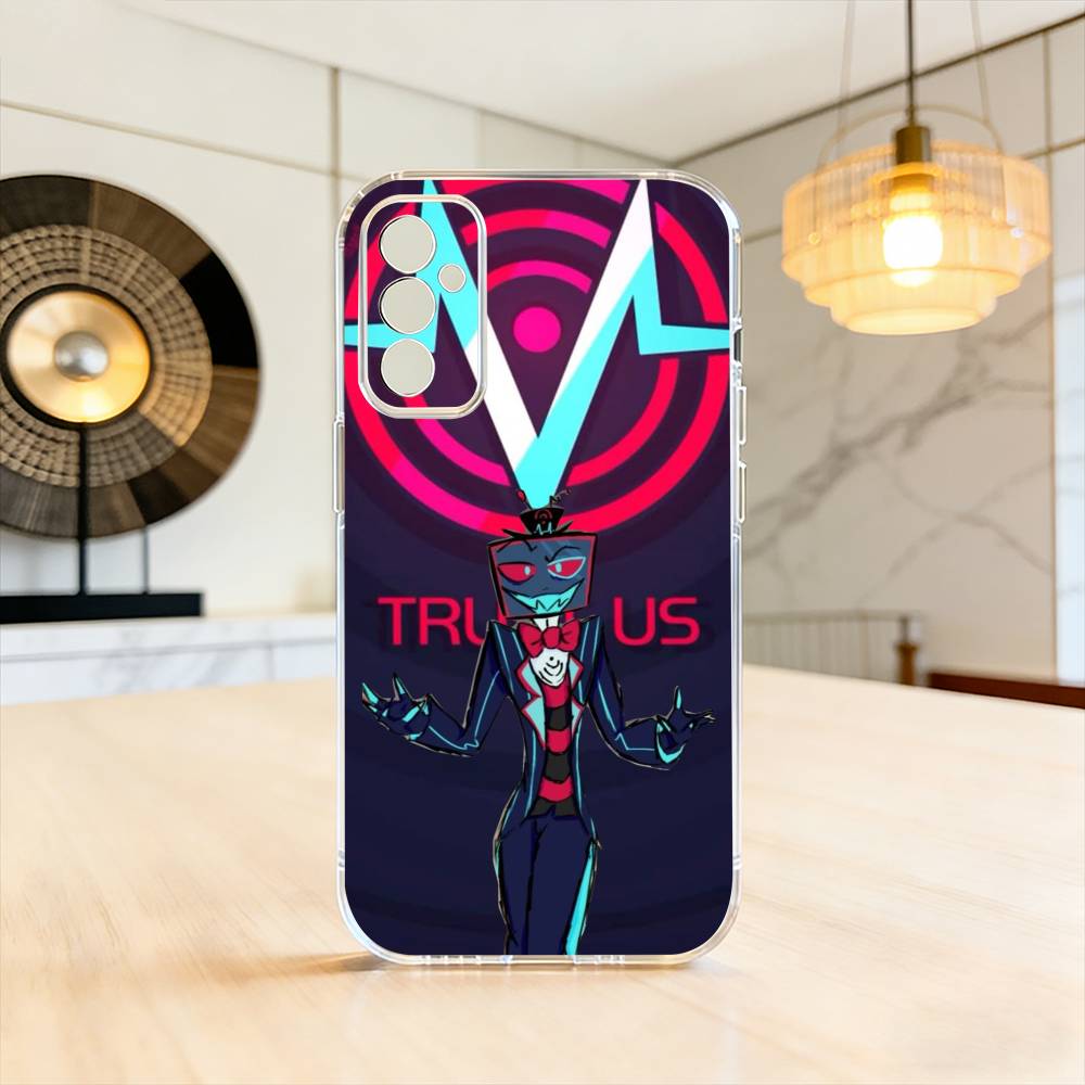 

Hazbin H-Hotel V-Vox Phone Case Transparent Silicone Soft For SamsungA10,12,20,21S,30,31,40,50,51,52,70,71 Samsung a714g