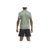 Reebok Simple Solid Color Training Casual Comfortable Crew Neck Short Sleeve T-Shirt Men Tops Cyan 100206789