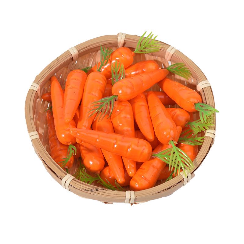 Plastik Rettich und Karotte Künstliches Gemüse Ausstellungsmodell für Bildung und Dekoration