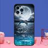 Ocean Dolphin Phone Case For iPhone 17 16 15 14 13 11 12 Pro Max Plus 13 12 mini 16e 17 Air Bumper Cover