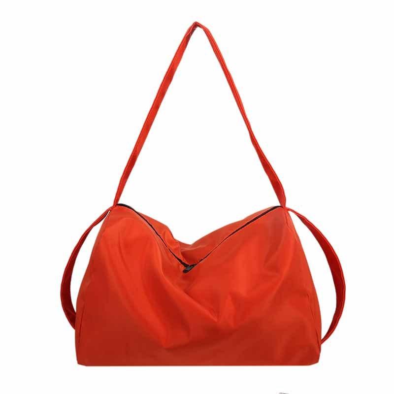 Fashionable Street Style Shoulder Bag In Oxford Fabric With Candy Color Accents For Casual Outings