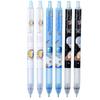 ST Head Erasable Pen - 0.5mm Quick-Dry, Heat Erase, Clickable for Students, Blue/Black