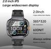 New Smart Watch Men LED Light Flashlight BT Call Music Player Sport Fitness Bracelet Calories Ultra Large Screen Smartwatch