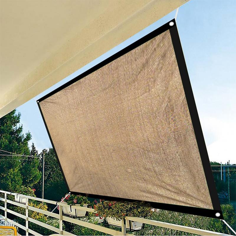 Outdoor Patio Sun Shade Sail Rectangle Garden Sunshade Net  Garden Balcony Net  Summer Anti-Uv Sun Shelter Awning Car Canopy