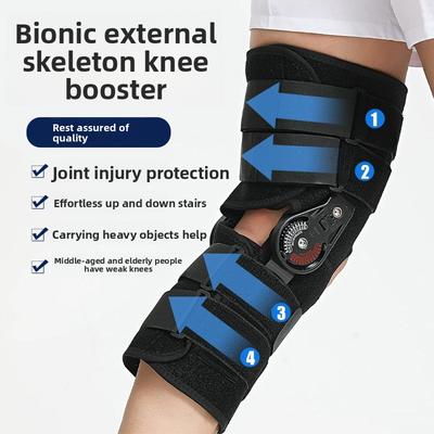 Sports Knee Pads Shaft Support Leggings Adjustable Knee Joint Straps Fixed Walking Assist Leg Booster