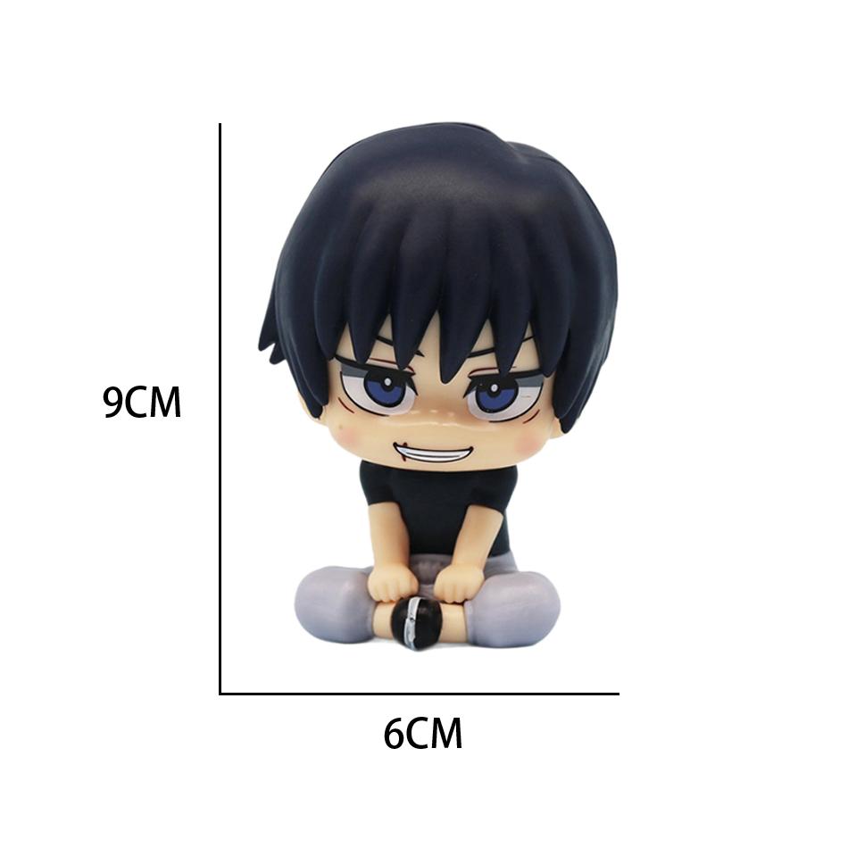 Q Version Jujutsu Kaisen Figures Cute Yuji Itadori Gojo Satoru PVC Action Figures Anime Figure Model Toys Collection Doll Gift