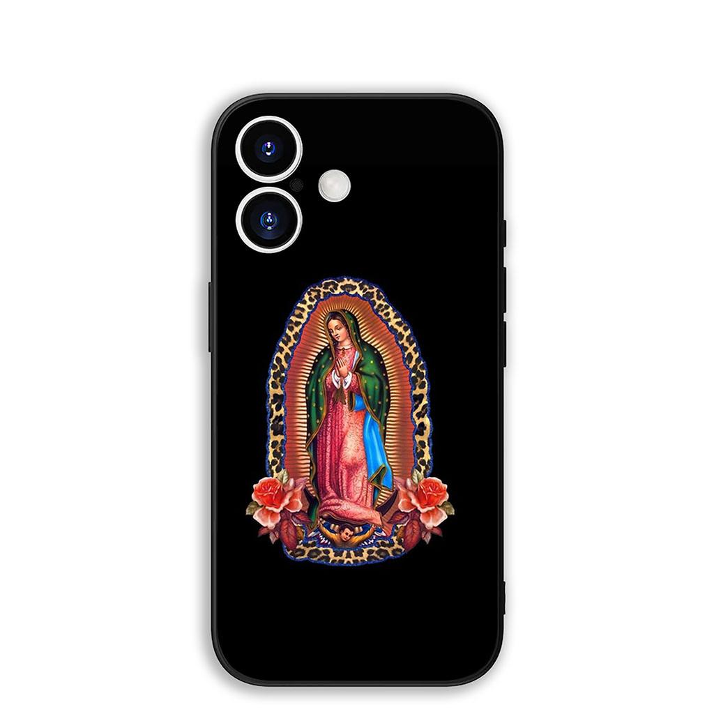 Cover for Samsung Galaxy S25 S24 S23 Fe Ultra Plus S7 Edge A05 A06 A16 A15 A35 Protective Phone Case Virgen de Guadalupe