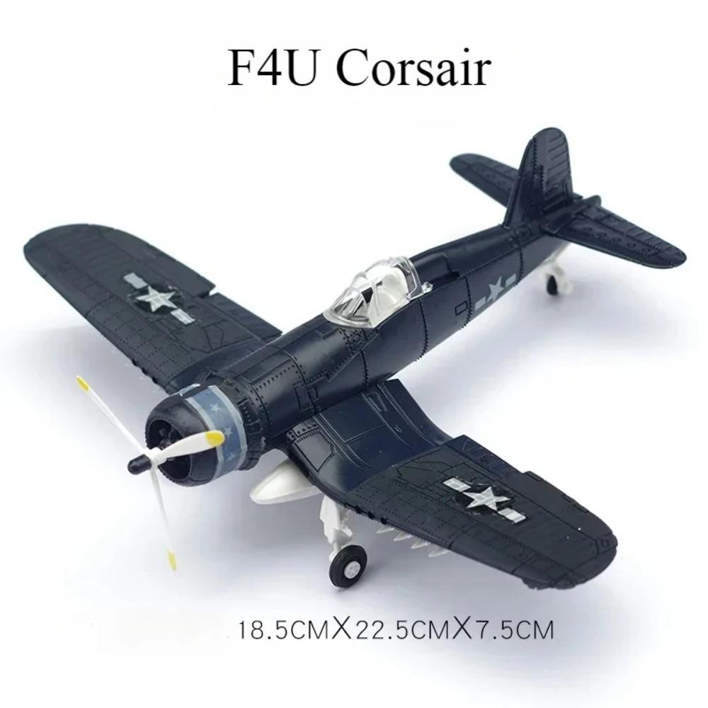 1/48 WWII Americký Corsair Mustang Britský Spitfire Hurricane Německý BF109 Stíhací letoun Plastová Sestavitelná Stavebnice Modelu Letadla Hračka