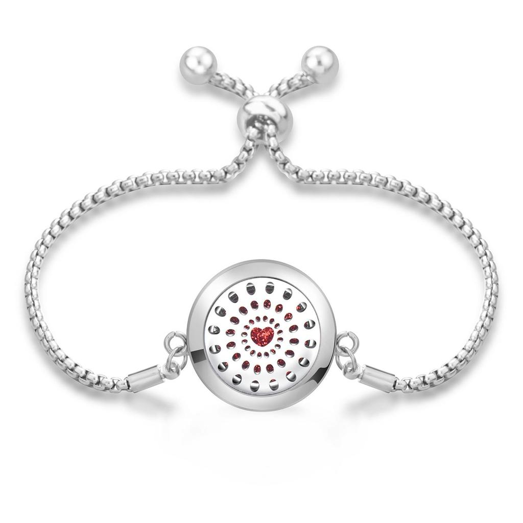 Women's Openable Titanium Steel Essential Oil Diffuser Bracelet