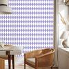 Harlequin Diamonds Wallpaper White and Blue for Living Room and Bedroom 50x1000