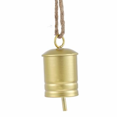 Creative Christmas Bell Pendant Antique Exquisite Xmas Tree Pendant Crisp Sound Handmade Bell Wind Chimes