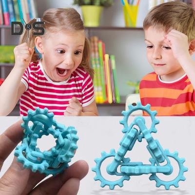 Infinity Gear Fidget Oyuncak Stres Kaygı Rahatlatma Dikkat Odaklanma Dönme Bükme Çevirme Dişli Çocuklar Gençler Yetişkinler Taşınabilir Seyahat Duyusal Dişli Masa