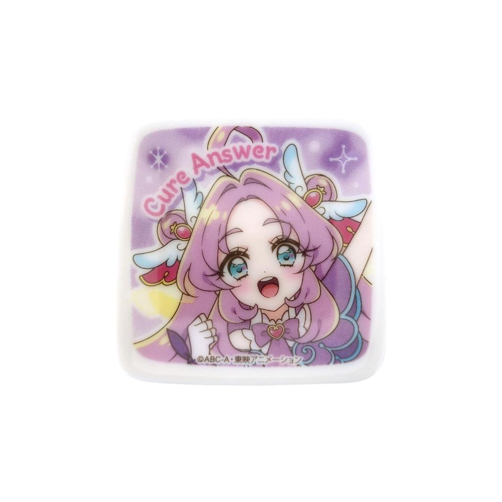Kaneshotouki Detective Precure! Cure Answer Porcelain Mini Square Plate 5.5cm Microwave Dishwasher Safe Made in Japan 044545