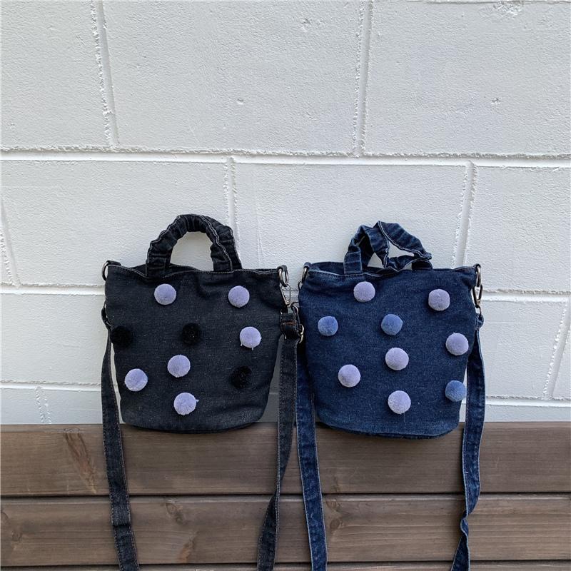 Denim Eimer Tasche Damen Schulter Crossbody Tasche
