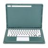 12.4in Tablet Keyboard Case with Detachable Wireless Bluetooth Keyboard for Galaxy Tab S8+ 2022 S7