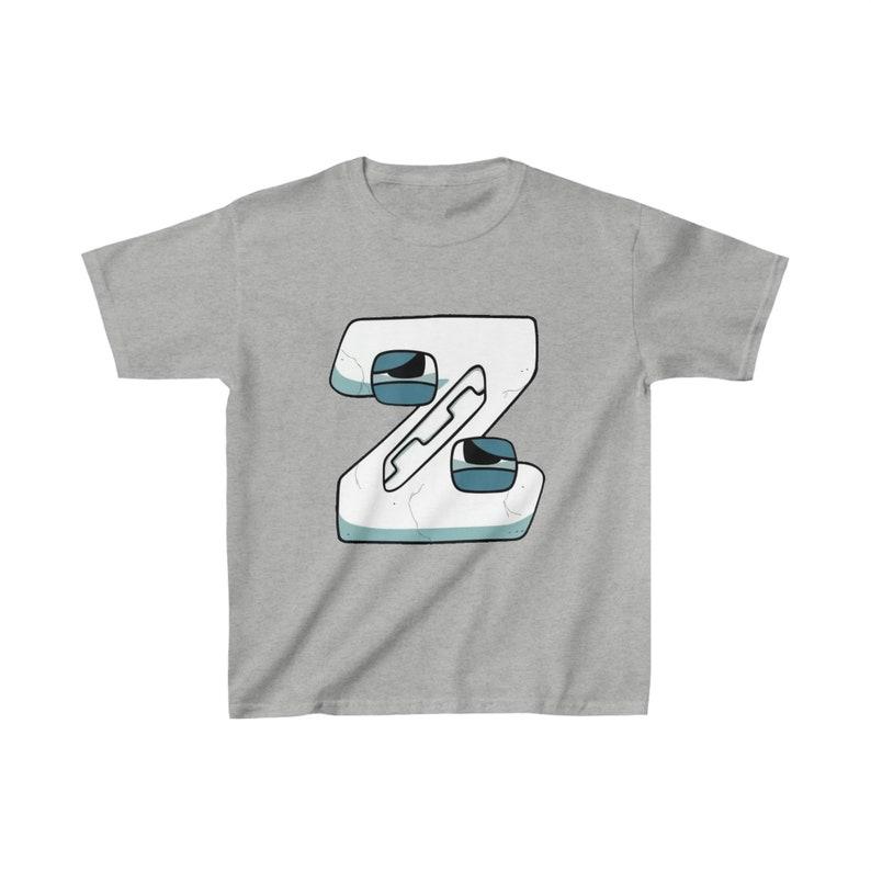 Alphabet Lore Letter Z Kids Tee - YouTube ABC Shirt 110