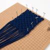 Portable Weaving Board Set Craft Mat with Instructions Reusable Braiding Board
