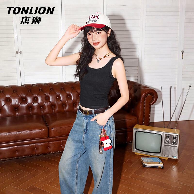 Женский приталенный топ-майка TonLion S