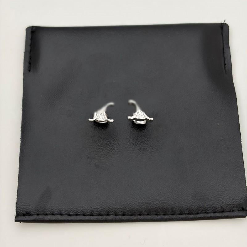 3D Stud Earrings Fashion Commute Small Luxury Ear Jewelry Women