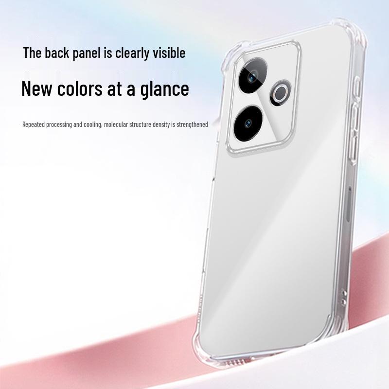 Przezroczyste etui TPU z narożnikami typu airbag do Realme GT7 Pro/Racing Edition
