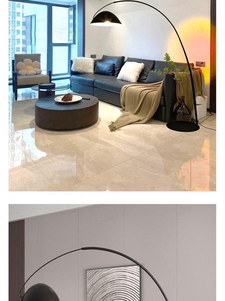 Nordic Minimalist Floor Lamp - Eye-Care Bedside & Sofa Fishing Lamp for Living Room